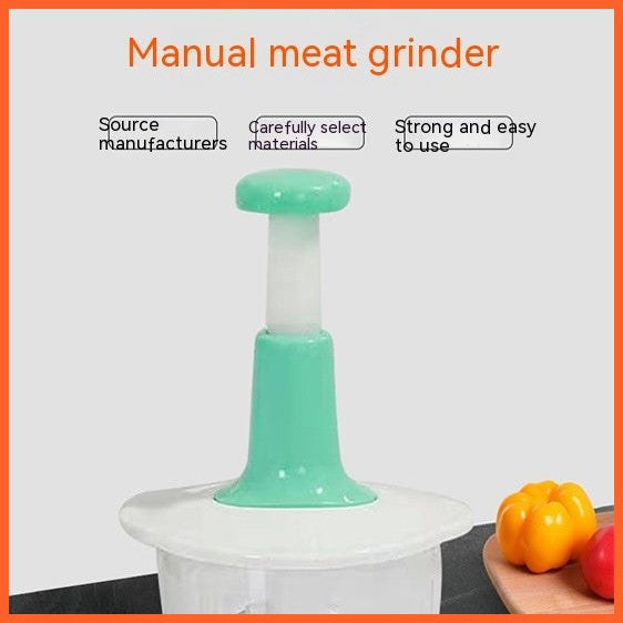 Press Manual Chopper Minced Meat Stuff-Stirring Machine