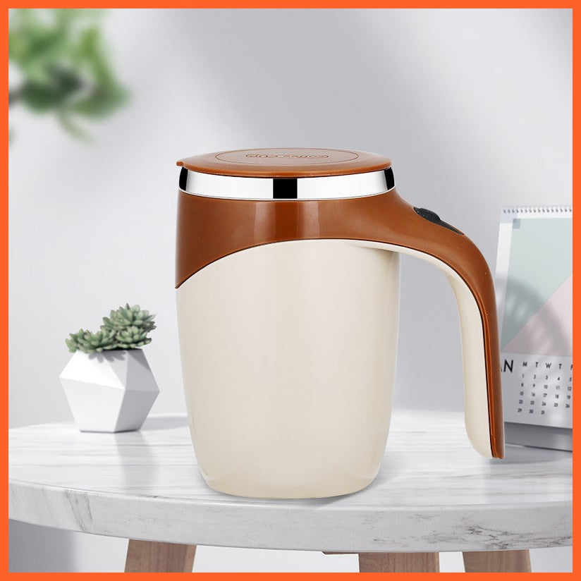 Rechargeable Model Automatic Stirring Cup Coffee Cup High Value Electric Stirring Cup Lazy Milkshake Rotating Magnetic Water Cup