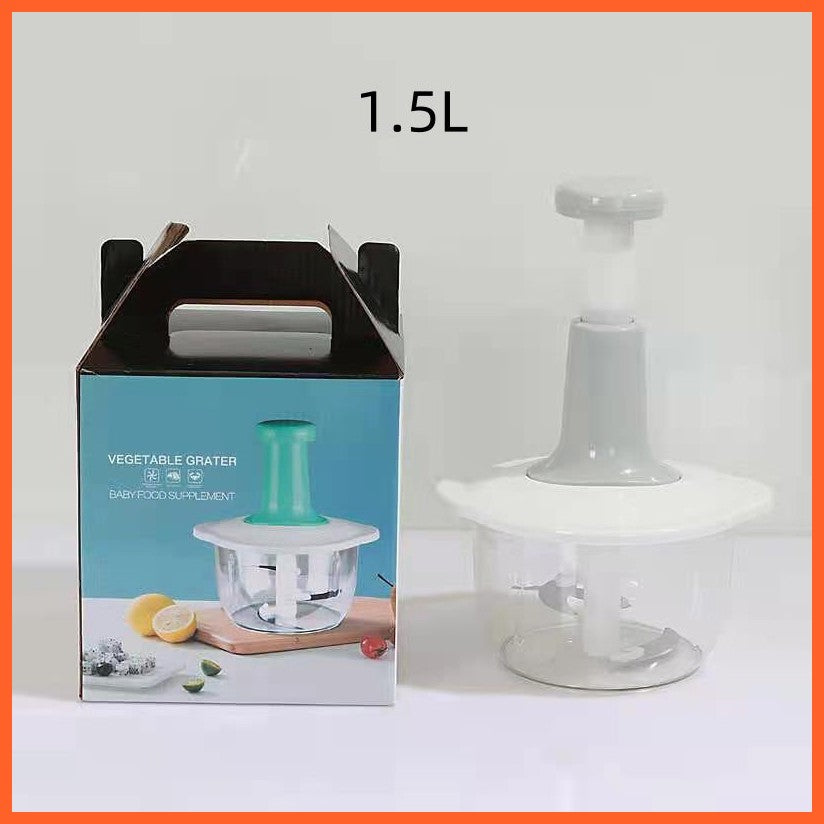 Press Manual Chopper Minced Meat Stuff-Stirring Machine