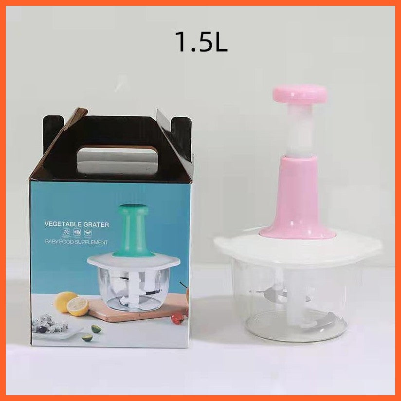 Press Manual Chopper Minced Meat Stuff-Stirring Machine