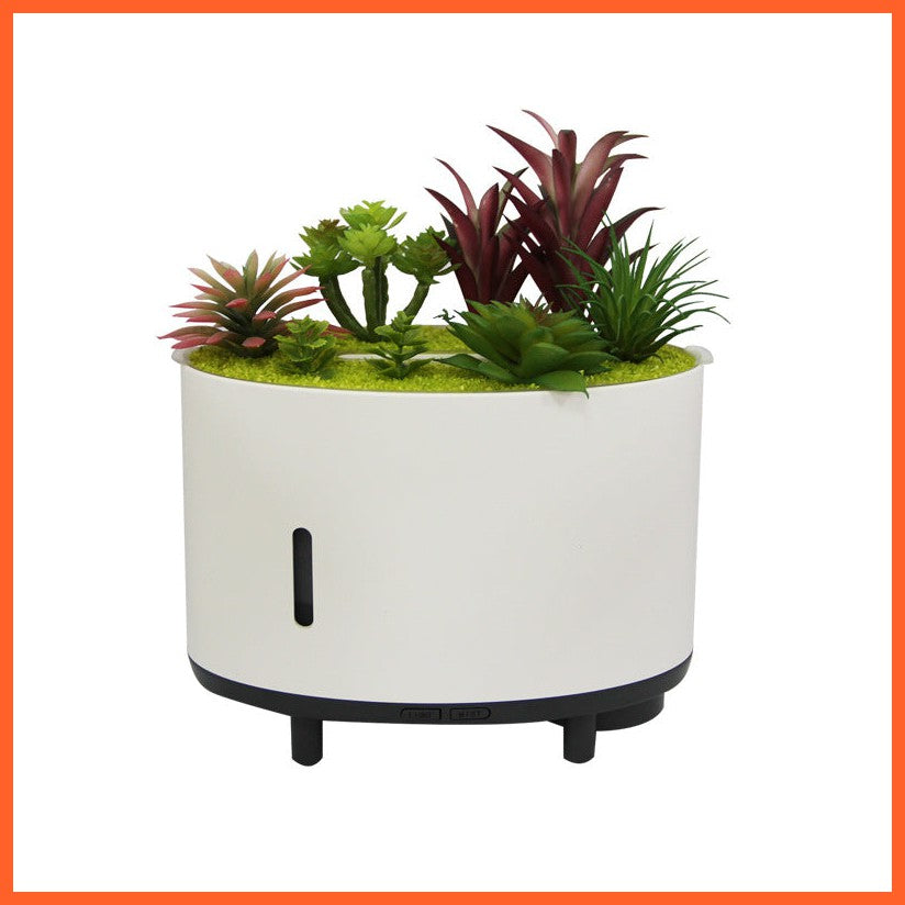 Simulation Plant Bluetooth Music Flame Aromatherapy Humidifier