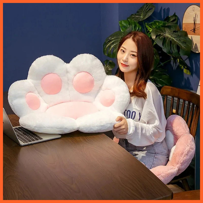 Cute Soft Stuffed 70*60Cm Cat Paw Plush Toys | Floor Cushion Chair Sofa