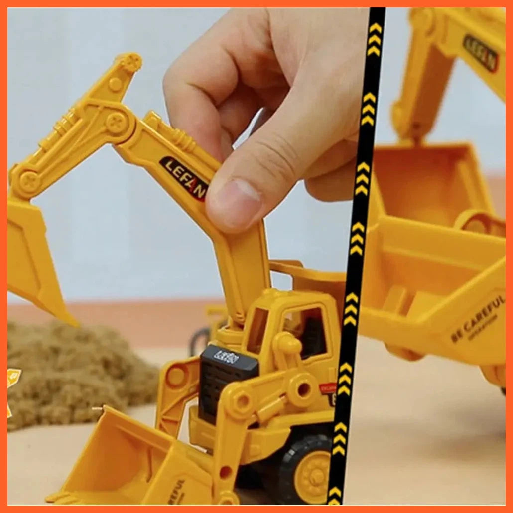 Engineering Car Toy Large Bulldozer Toy Excavator Toy Dump Truck Model Car Toys Birthday Gift Toy Vehicles