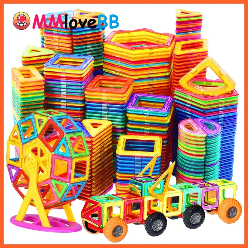 Magnets Toys For Kids | Big Size Plus Magnetic Blocks For Children | Constructor Set Toys For Boys