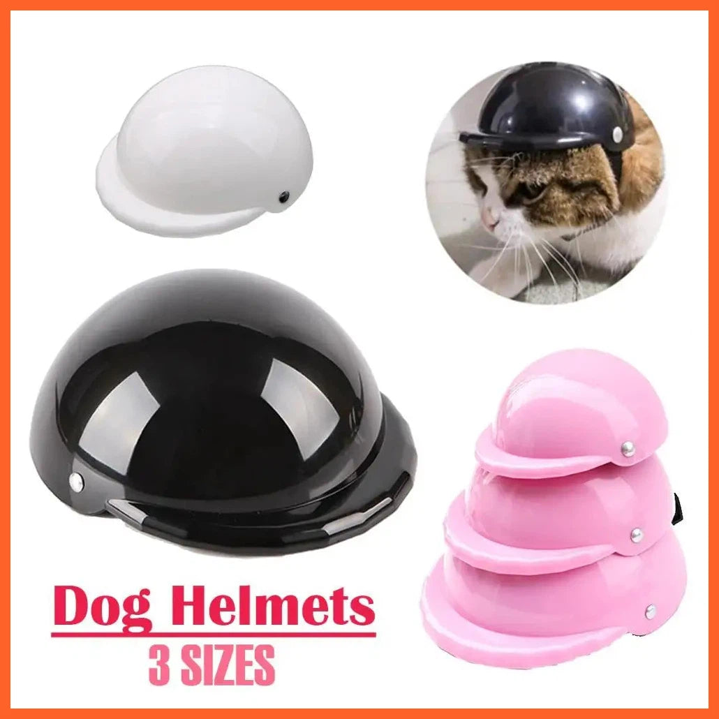 Fashion Motorcycles Protection Outdoor Cat Hat Ridding Cap Dog Helmets Pet Supplies