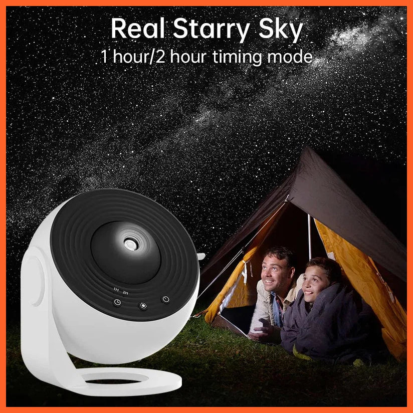 Night Light Galaxy Projector Starry Sky Projector|360° Rotate Planetarium Lamp For Kids Bedroom