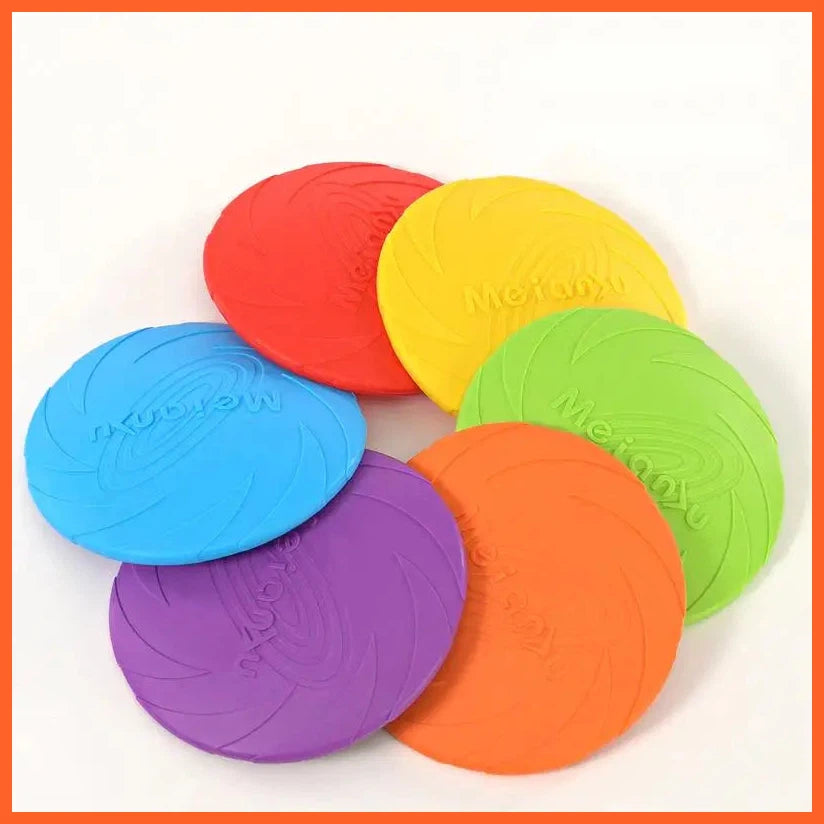 Bite Resistant Flying Disc Toys For Dog Multifunction Pet Puppy Training Toys Outdoor Interactive Game Pet Dogs Products