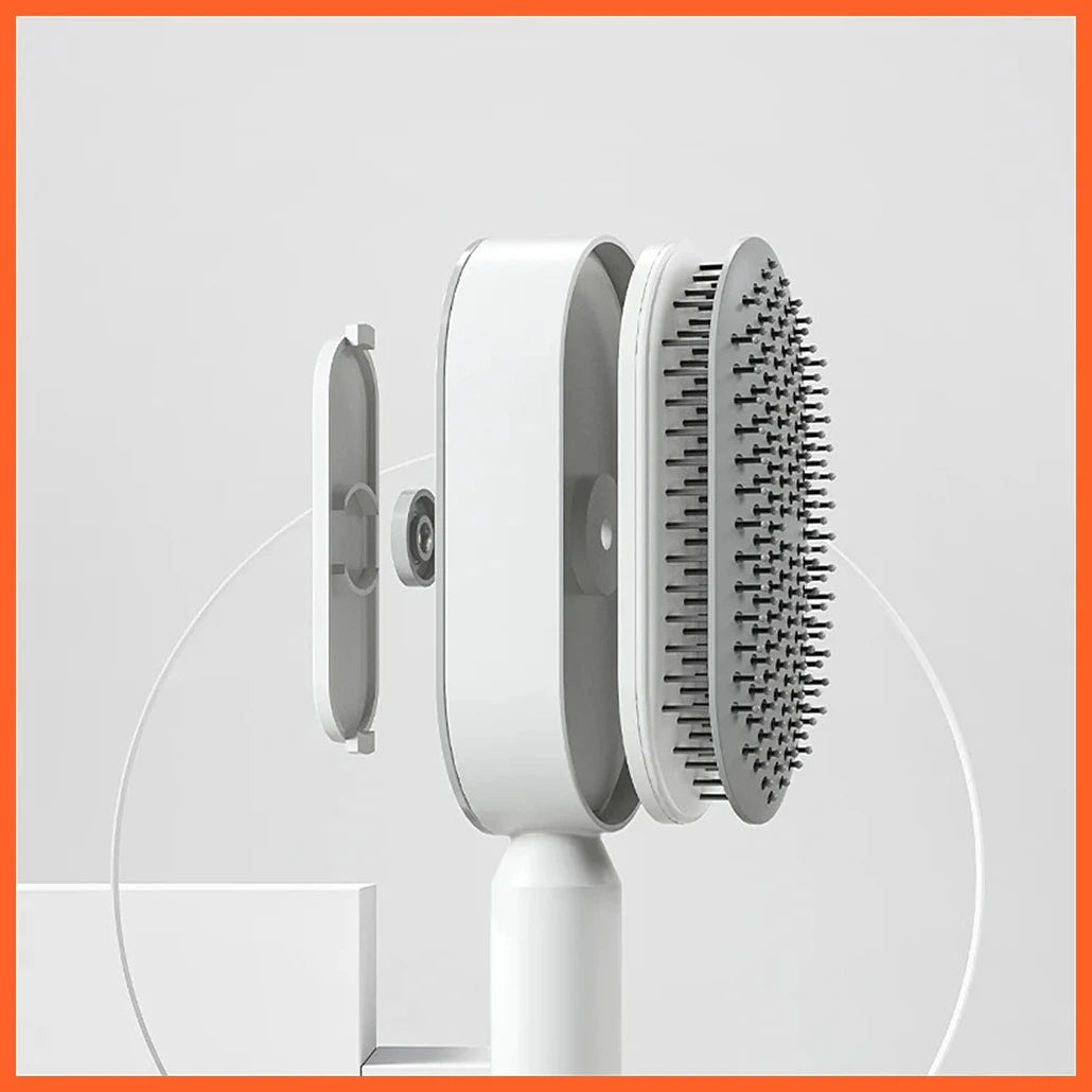 Quick Self Cleaning Hair Brush Women Massage Comb Hair Brush Air Cushion Detangling Scalp Massage Comb Styling Tools