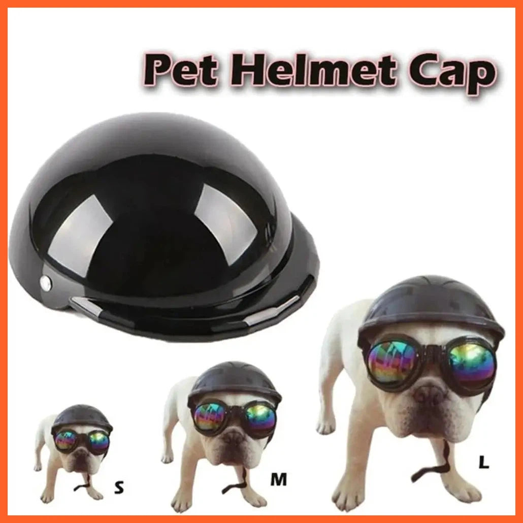 Fashion Motorcycles Protection Outdoor Cat Hat Ridding Cap Dog Helmets Pet Supplies