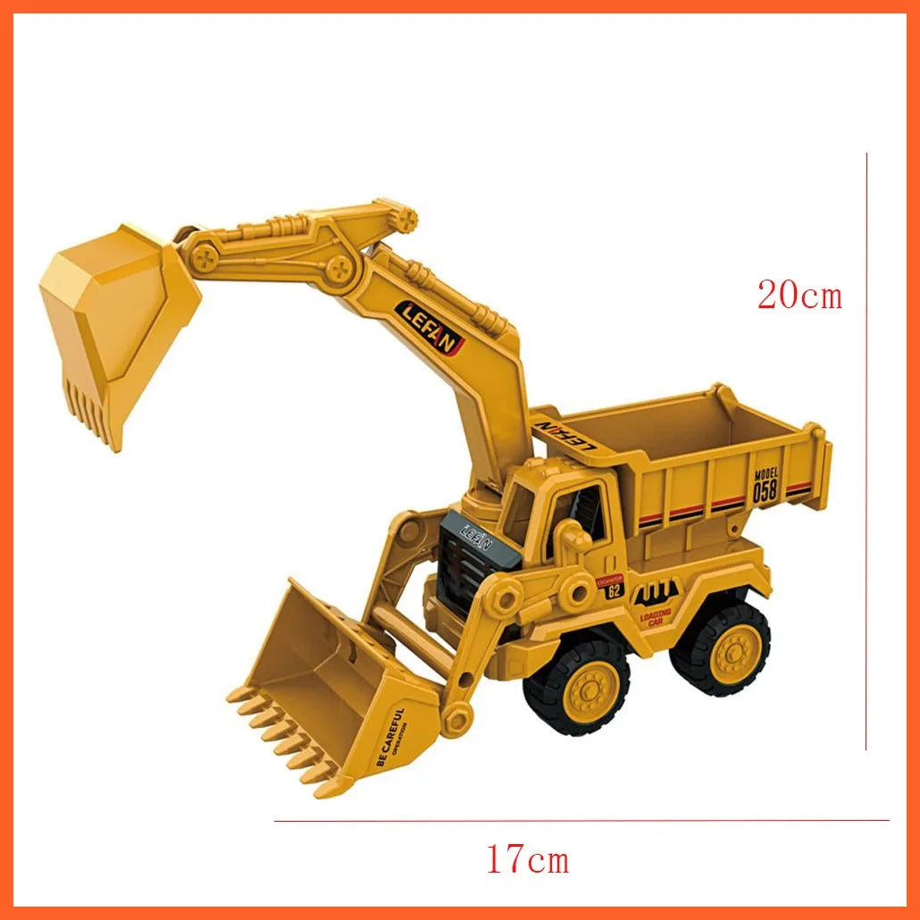 Engineering Car Toy Large Bulldozer Toy Excavator Toy Dump Truck Model Car Toys Birthday Gift Toy Vehicles