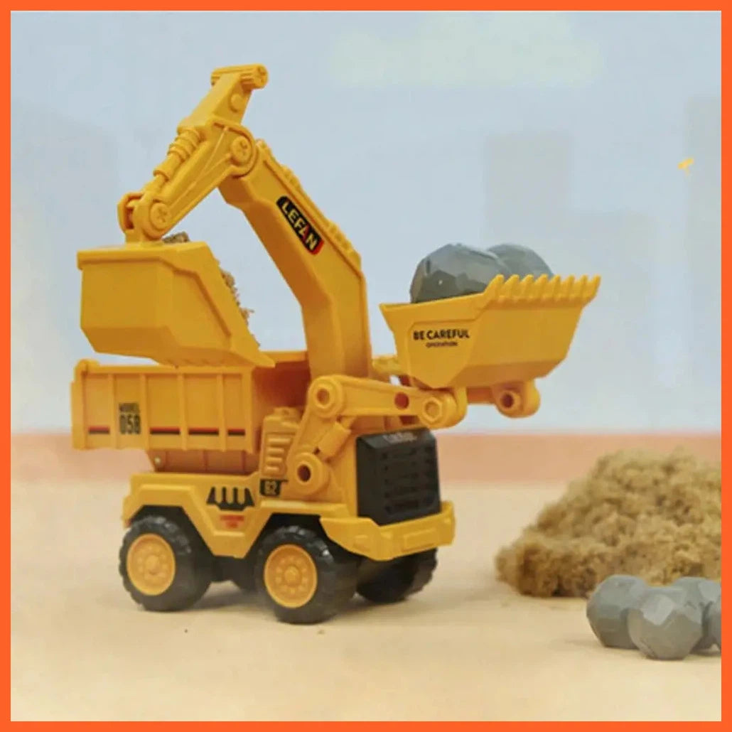 Engineering Car Toy Large Bulldozer Toy Excavator Toy Dump Truck Model Car Toys Birthday Gift Toy Vehicles