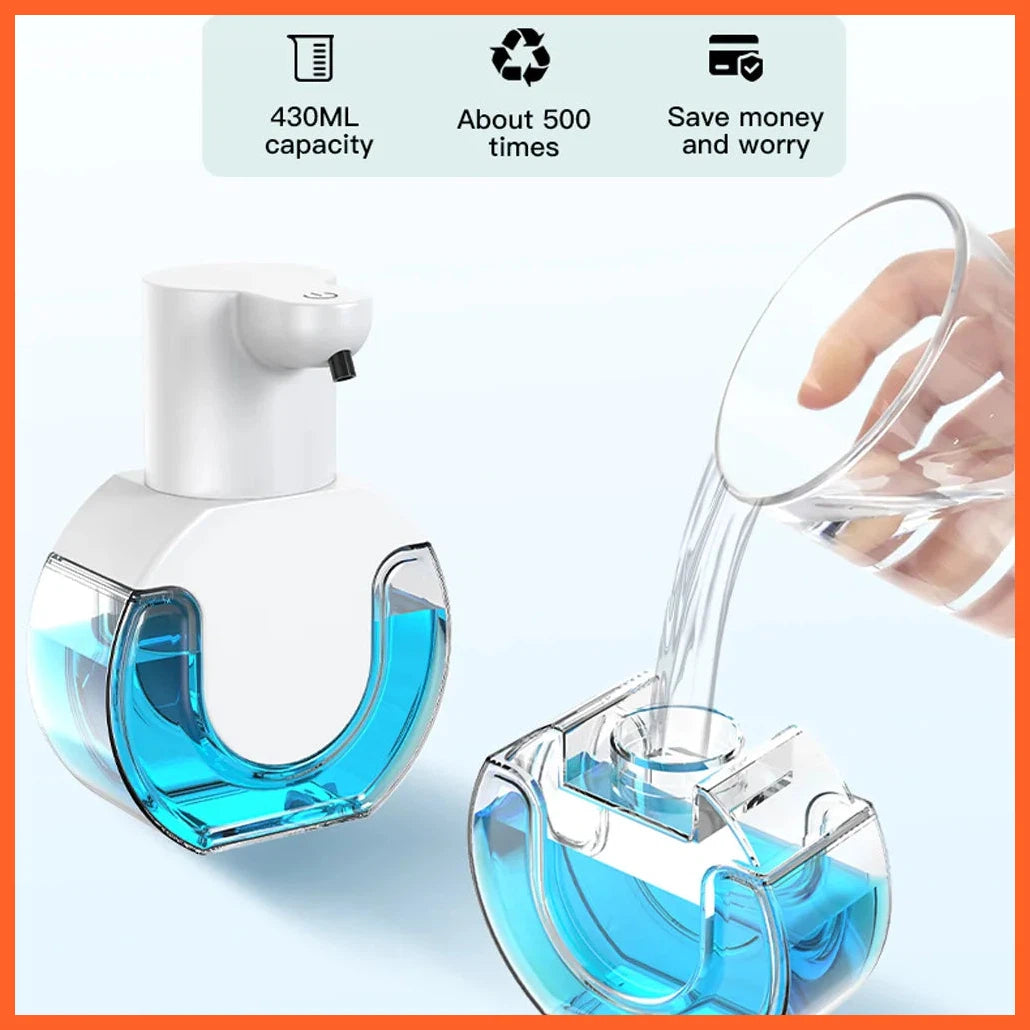 Touchless Automatic Foam Soap Dispensers  | Usb Charging Bathroom Smart Washing Hand Machine