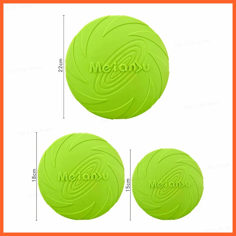 Bite Resistant Flying Disc Toys For Dog Multifunction Pet Puppy Training Toys Outdoor Interactive Game Pet Dogs Products