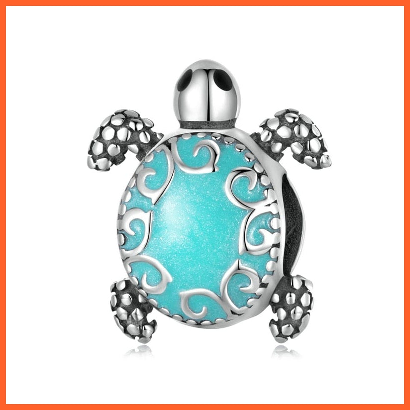 whatagift.com.au SCC2318 925 Sterling Silver Ladybug Turtle Birds Bug Pendant Animal Charms Collection