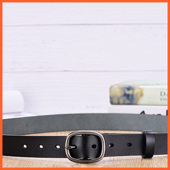 Genuine Leather Belts For Women With Pin Buckle | whatagift.com.au.