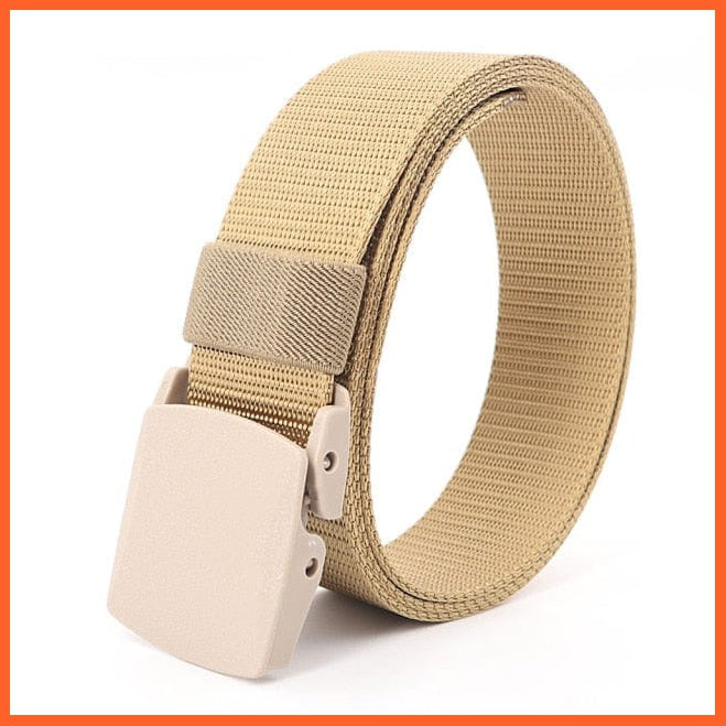 Nylon Strap Military Tactical Waist Belt With Plastic Buckle | whatagift.com.au.