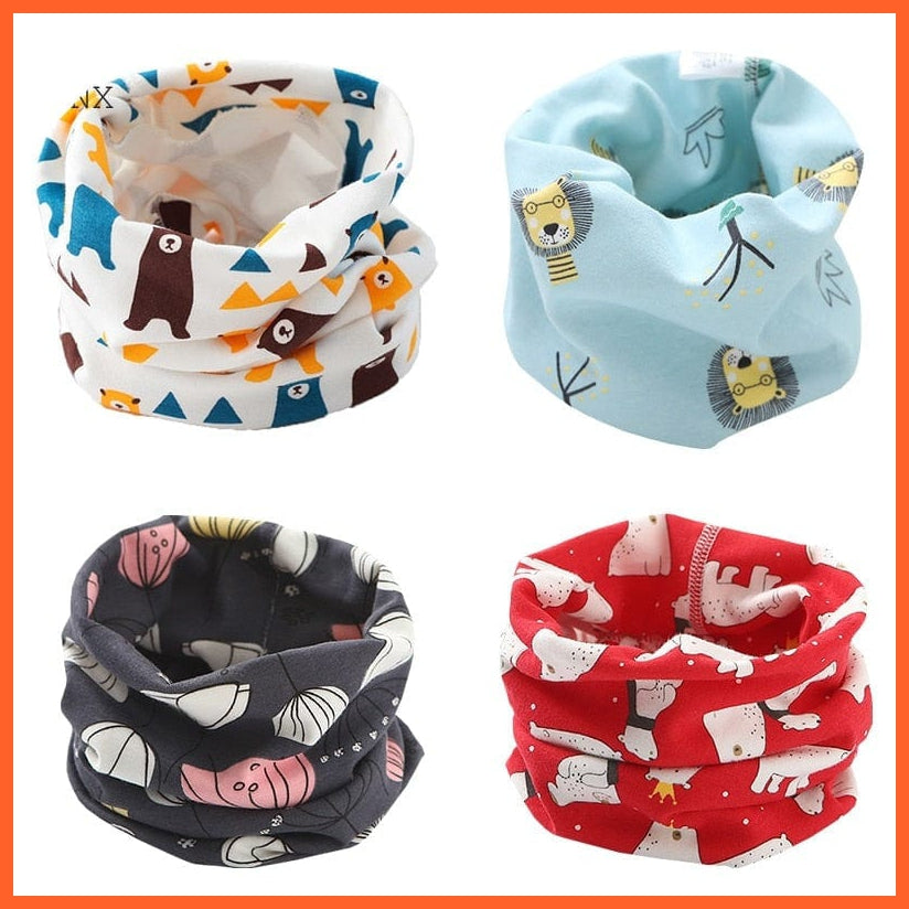 whatagift.com.au Children's Scarf New Cotton Baby Scarf | Children O Neck Ring Scarves