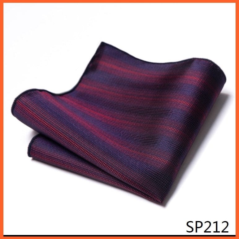 whatagift.com.au Handkerchief New Style Hot-Sale Silk Pocket Square Handkerchief Black Suit Accessories