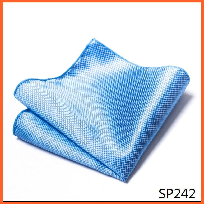 whatagift.com.au Handkerchief New Style Hot-sale Silk Pocket Square Handkerchief Black Suit Accessories