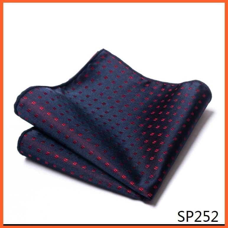 whatagift.com.au Handkerchief New Style Hot-sale Silk Pocket Square Handkerchief Black Suit Accessories