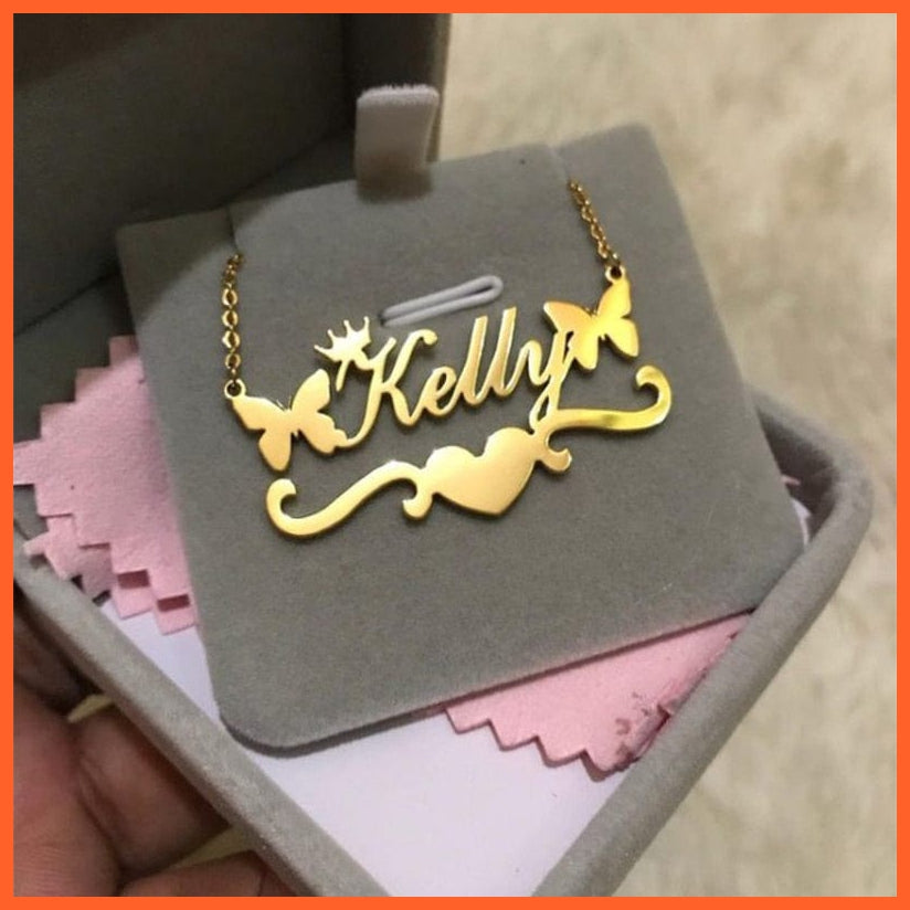 whatagift.com.au Handmade Custom Personalized Name Necklace For Women
