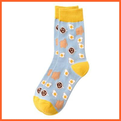Mid Length Women Cotton Cute Socks With Print | Autumn Winter Warm Sock | whatagift.com.au.
