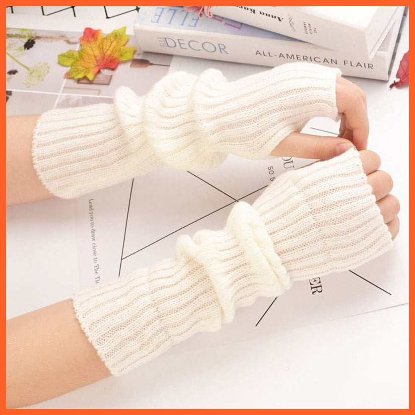 Fashion Anime Attack on Titan Fingerless Gloves Cotton Knitted Wrist Gloves  Mittens men Cartoon Accessories Cosplay hand warmer - TIANYU MALL - ThaiPick