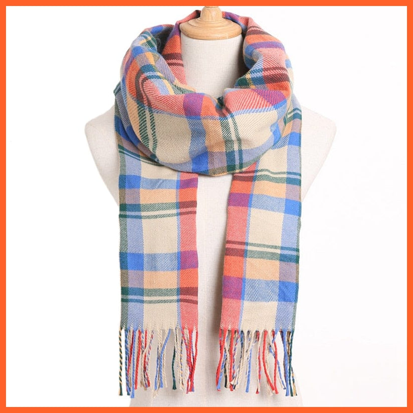 whatagift.com.au Women's Scarf 17 / China / 190CM X 35CM Winter Scarf Women Luxury Warm Scarves | Fashion Casual Cashmere Scarfs