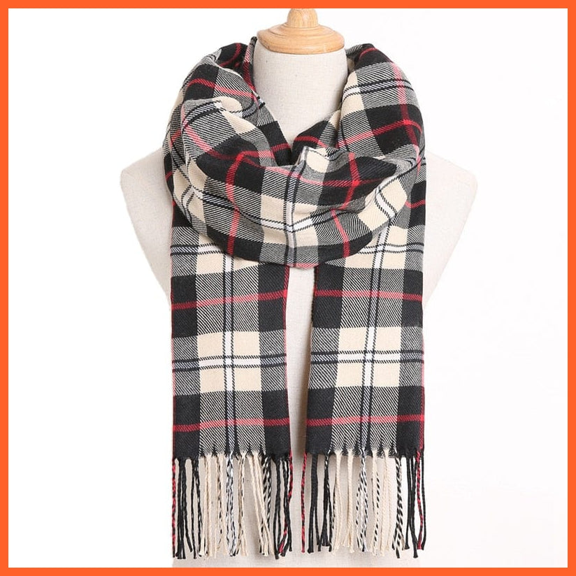 whatagift.com.au Women's Scarf 28 / China / 190CM X 35CM Winter Scarf Women Luxury Warm Scarves | Fashion Casual Cashmere Scarfs