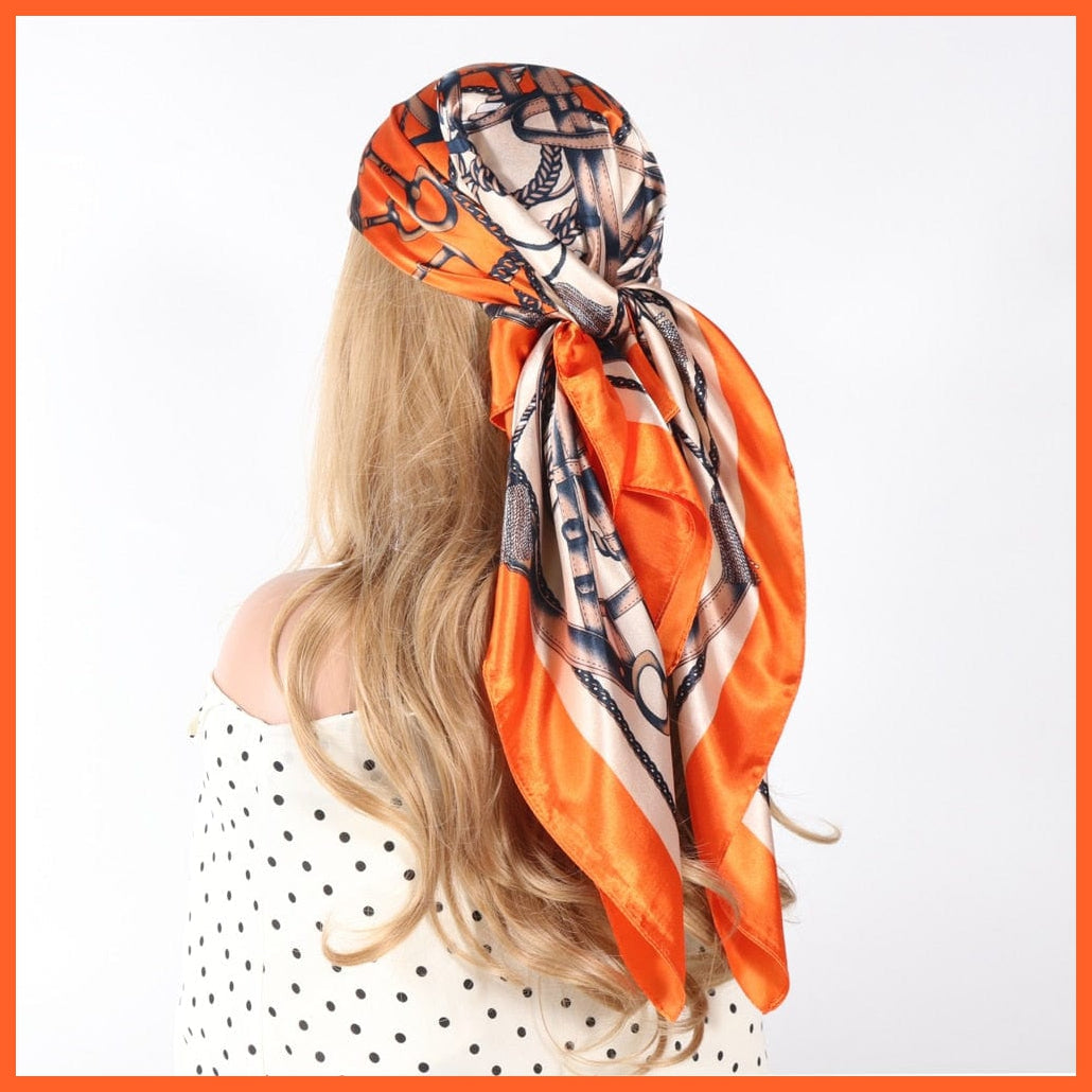 whatagift.com.au Women's Scarf Women Luxury Silk Scarves | Summer Fashion Bandanas Designer Hijab